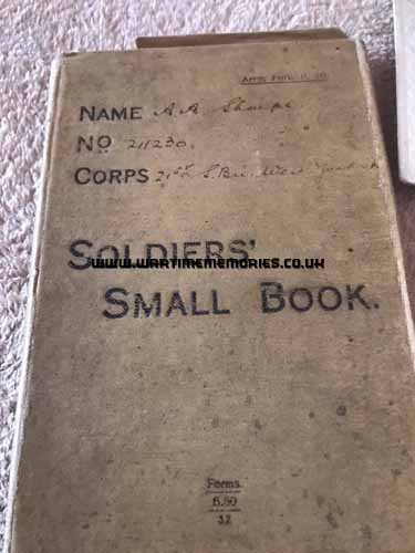 <p>His small book